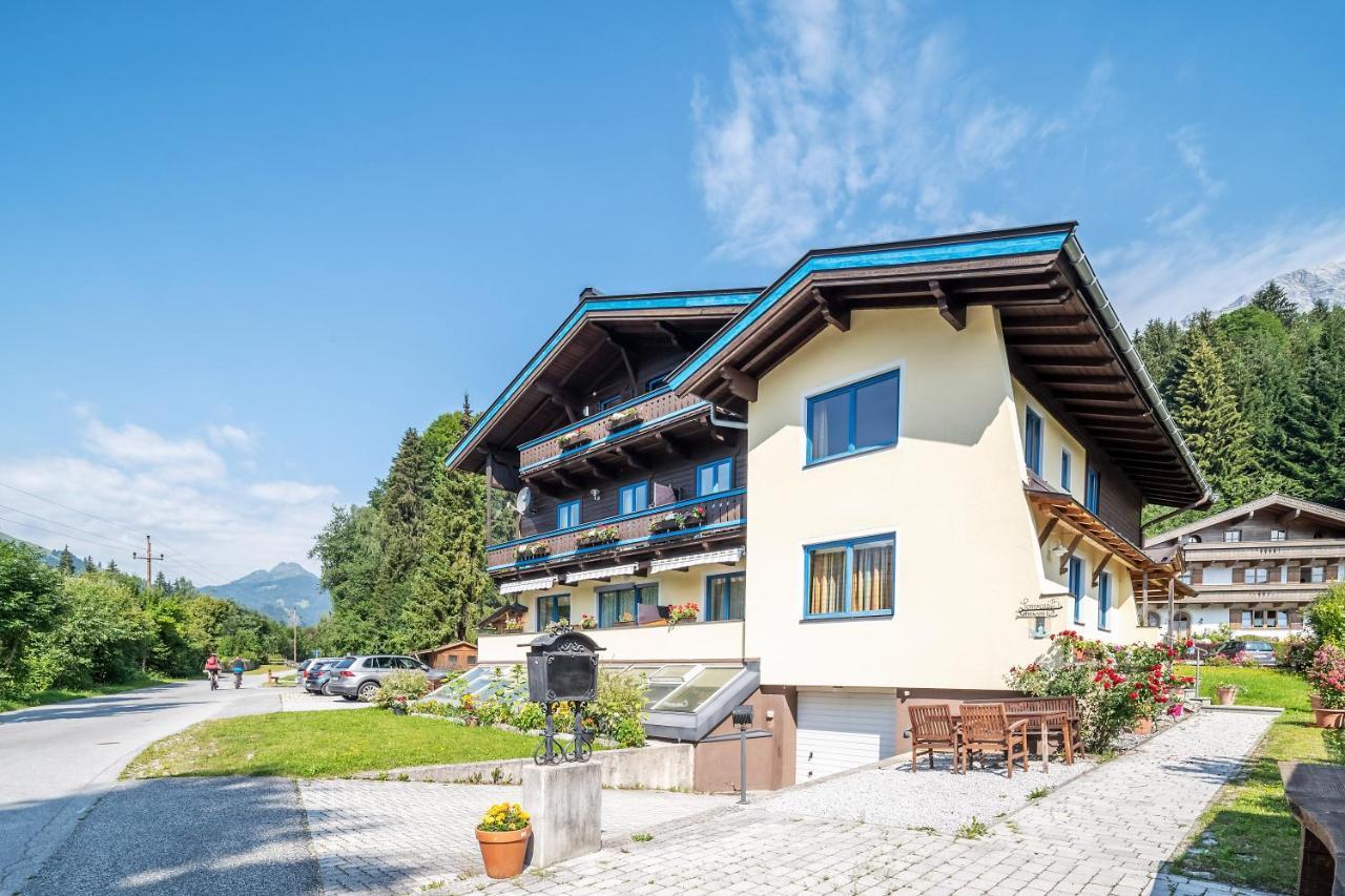 Ferienhaus Sonnrain Leogang Bagian luar foto